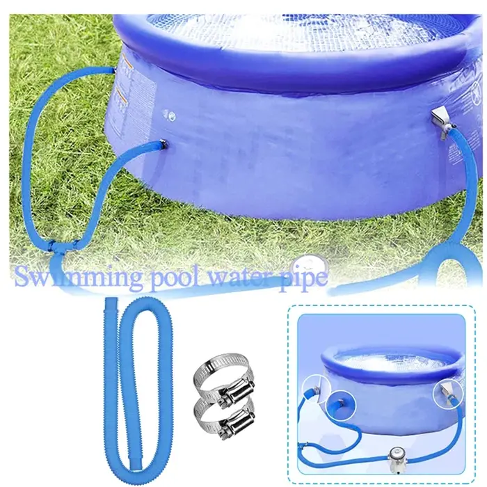 Tuyau de rechange bleu et blanc pour pompe de piscine hors sol Intex