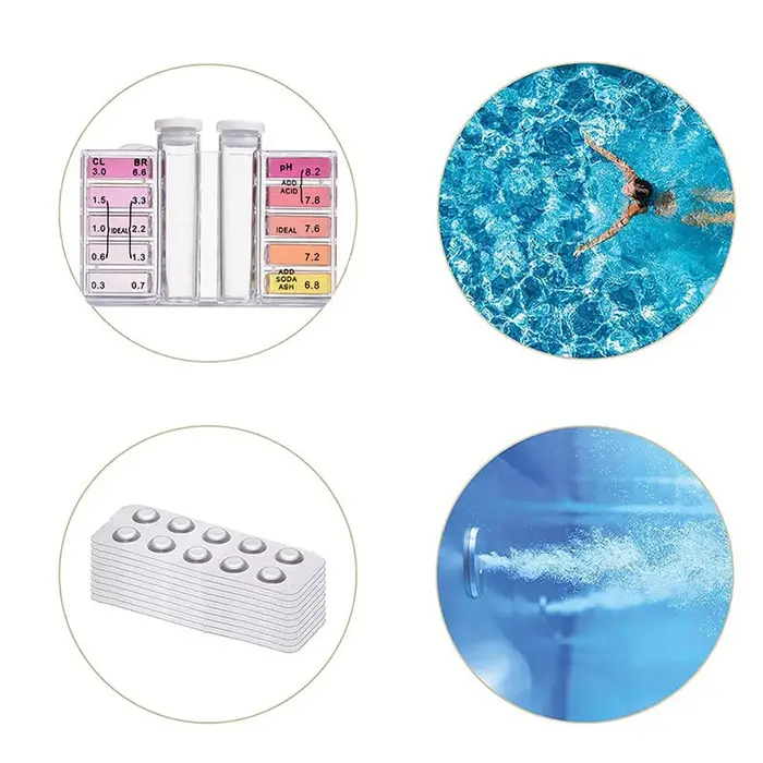 Kit de test de l'eau de piscine pour des lectures précises du pH