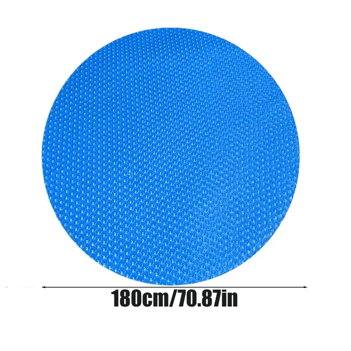 Couverture solaire pour piscine, couverture de piscine découpable, bouclier de retenue de chaleur ro