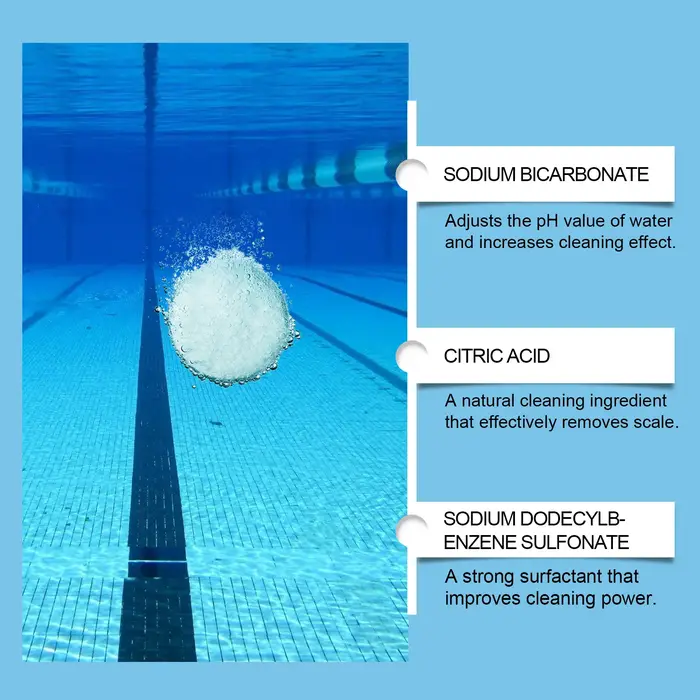 Comprimés effervescents pour piscine