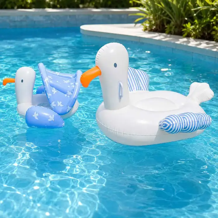 1PC Bouée Gonflable Cygne pour Piscine
