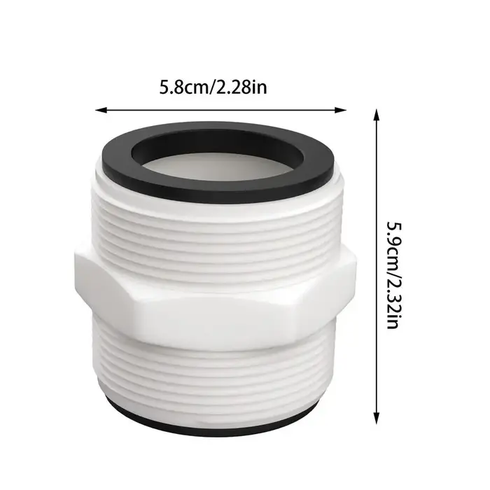 Adaptateur de Tuyau de Piscine Étanche, Raccords de Tuyaux de Piscine au Sol avec Anneaux de Joint d