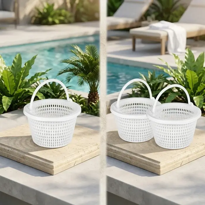 Panier de filtration de piscine réutilisable de 20 cm avec poignée