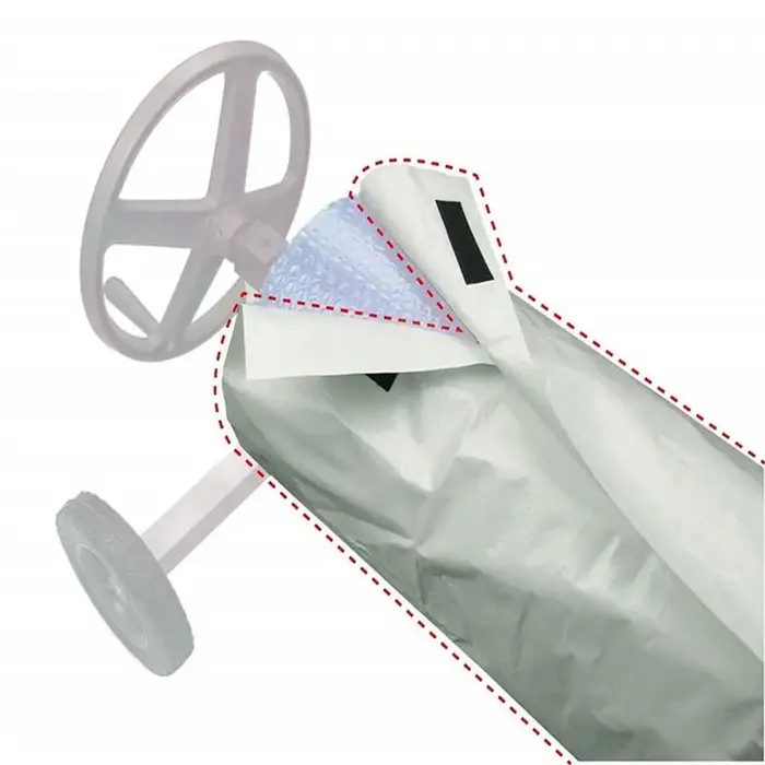 Couverture de piscine extérieure, 4 tailles, anti-poussière, étanche, protection UV, bobine de roule