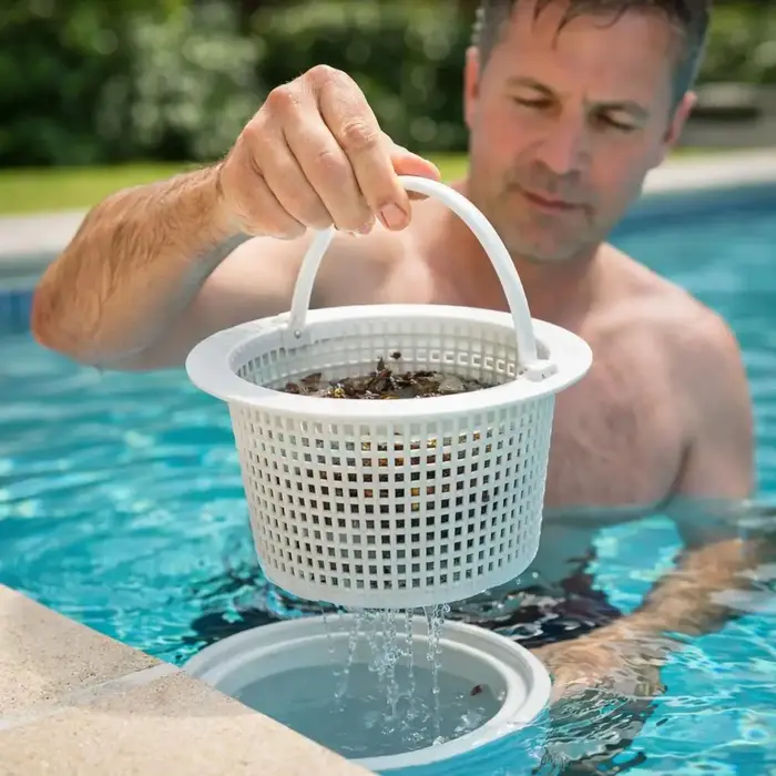 Panier de skimmer pour piscines enterrées