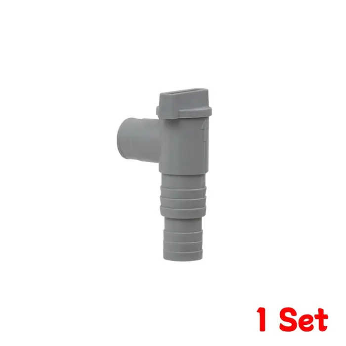 Adaptateur de tuyau de piscine en PVC, assujetà piston marche/arrêt, bouchon de fuite scellé, pièces