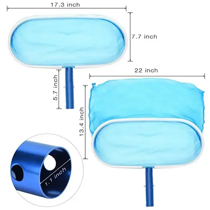 Filet de Piscine à Mailles pour Nettoyage du Cuir oral elu, Outil de Spa