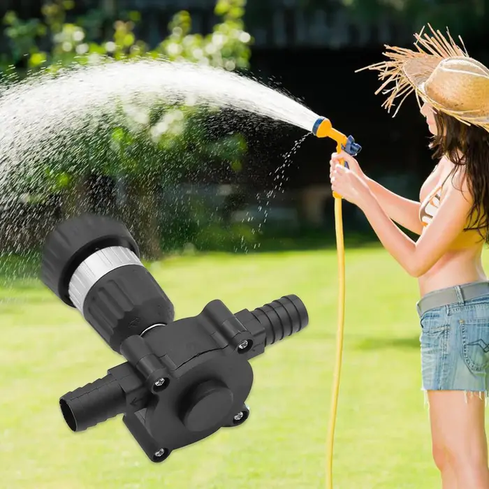 Pompe de transfert de liquide électrique portable auto-amorçante pour eau et autres liquides