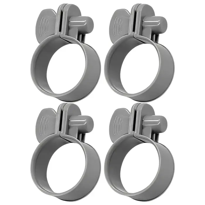 Lot de 4 pinces de rechange réglables pour piscine hors sol