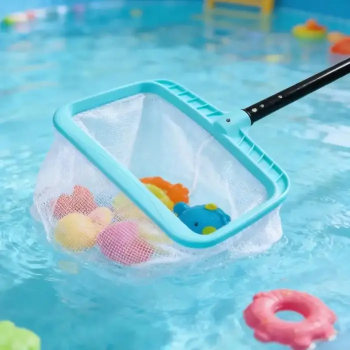 Râteau à feuilles, filet à mailles, nettoyeur d'écumoire, outil Spa piscine avec poignée ergonomique