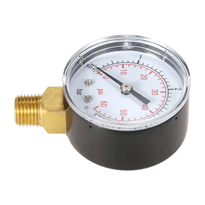 Manomètre de pression hydraulique pour filtre de piscine