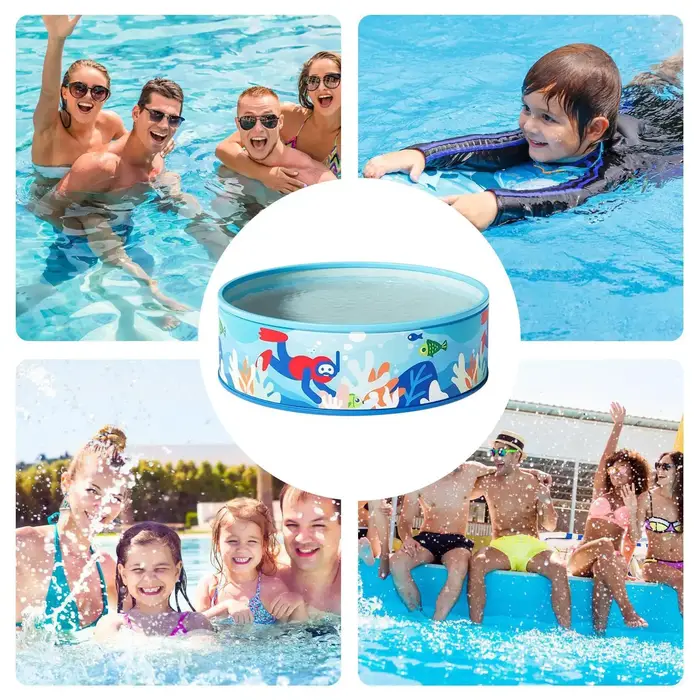 Piscine circulaire non gonflable
