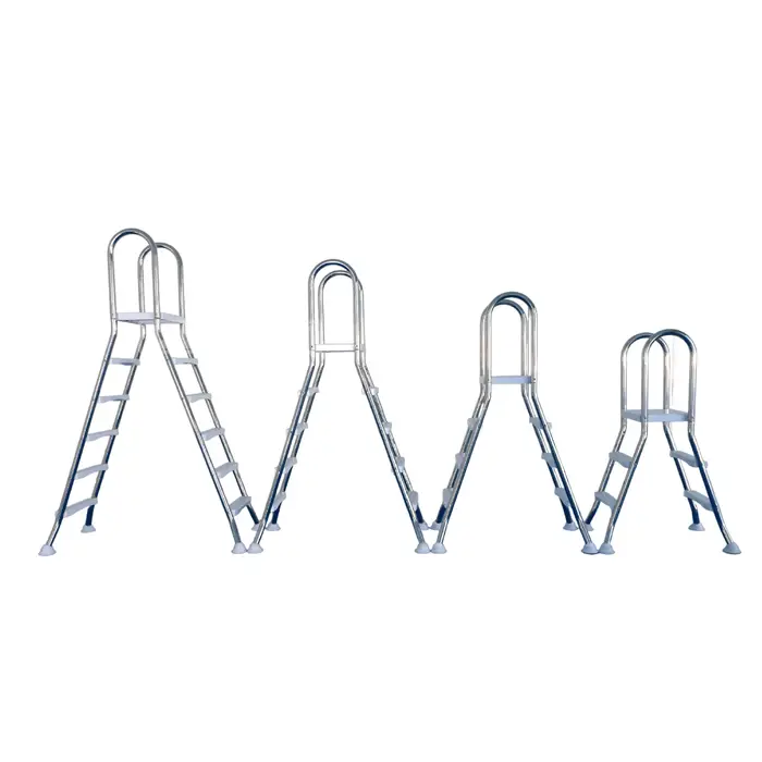 Échelle de piscine double corps en acier inoxydable