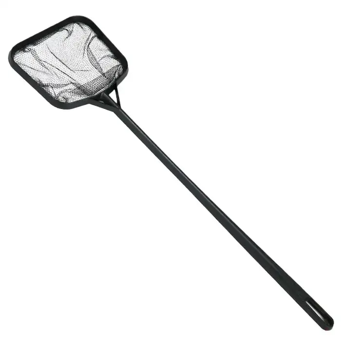 Épuisette de piscine avec poignée antidérapante, portable et lisse, pour nettoyer les piscines, aqua