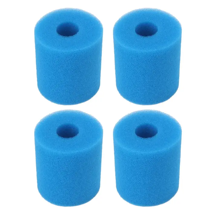 4 pièces éponge filtrante de piscine réutilisable lavable TYPE H mousse