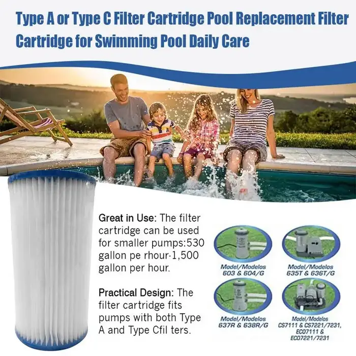 Cartouche Filtrante de Remplacement pour Piscine