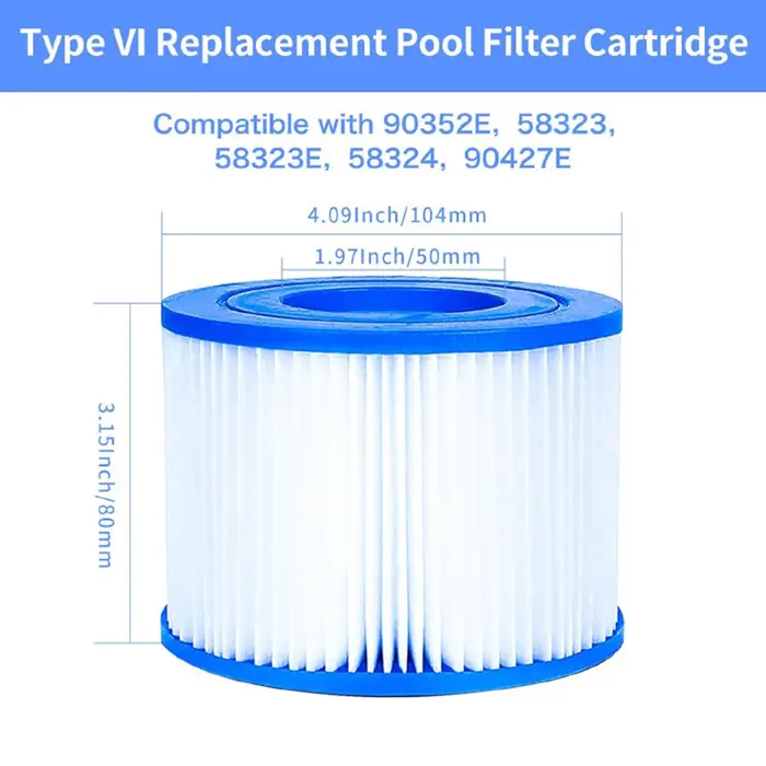 Élément filtrant pour pompe de piscine, 1 pièce, pour Bestway II VI Lay-Z-Spa, accessoires de sport 