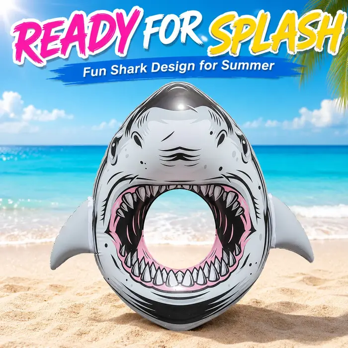 Bouée de natation gonflable Requin 87 cm pour adultes