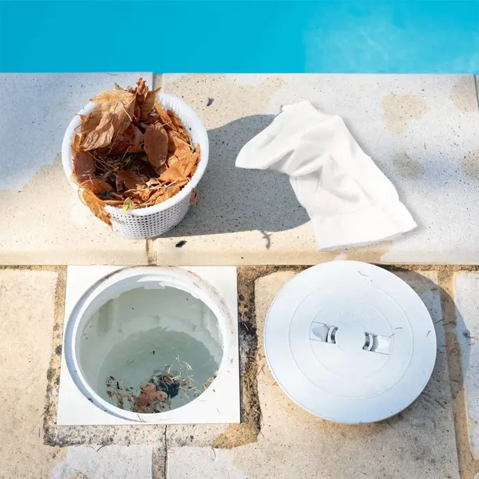 10 chaussettes pour écumoire de piscine - Filtres en maille fine réutilisables