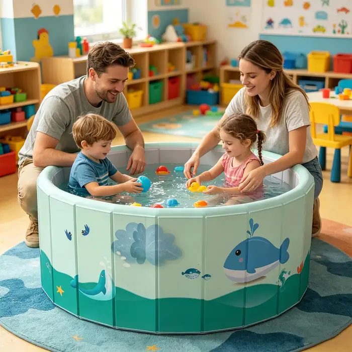 Piscine pliable non gonflable en PVC