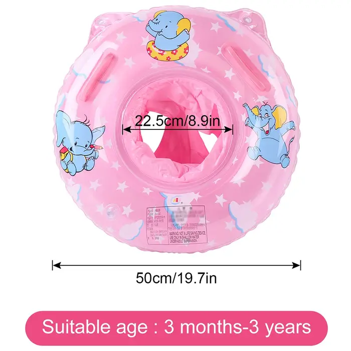 1 flotteur de piscine, bouée gonflable avec siège, tube aquatique en PVC en forme d'animal de dessin