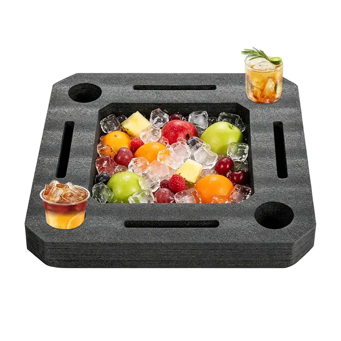 Support flottant pour boissons de piscine