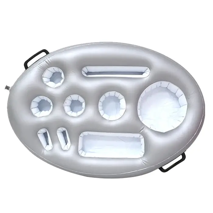 Porte-boissons gonflable, porte-boissons de bière de piscine, sous-verres multifonctionnels en PVC, 