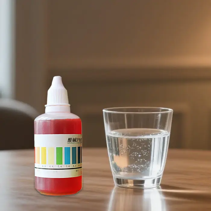 Agent indicateur de pH en gouttes 50 ml pour la détection de la qualité de l'eau d'aquarium, agent i