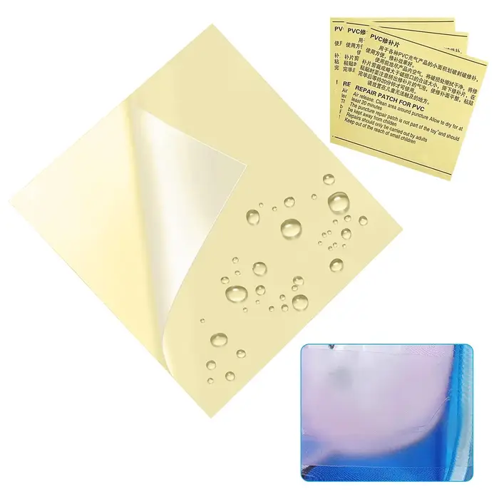 Patch de réparation de piscine gonflable auto-adhésif en PVC