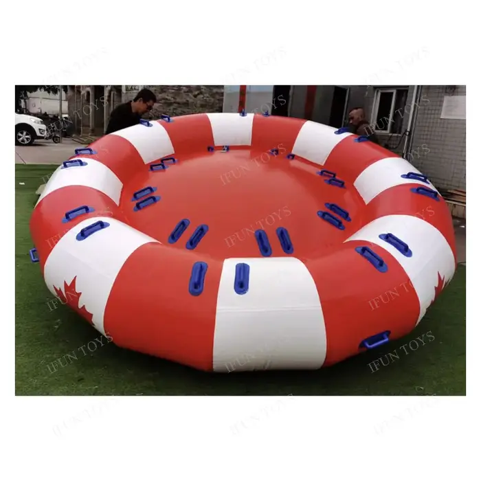 Bateau gonflable rotatif Aqua Twisting pour 8 personnes