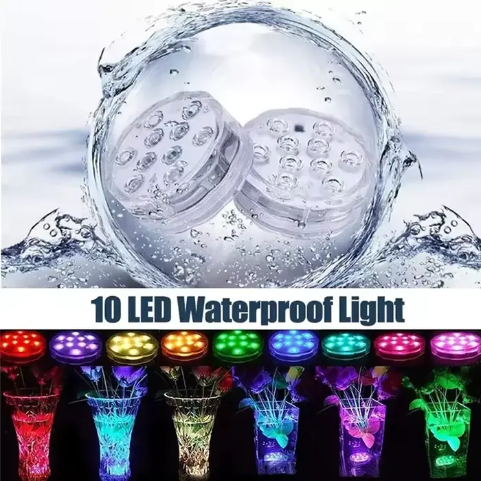Lampe LED RGB 10 LED pour piscine