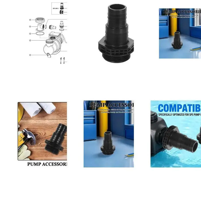 Adaptateur raccordement pompe 32/38mm, raccord tuyau en plastique, pièce rechange pour pompe Circula