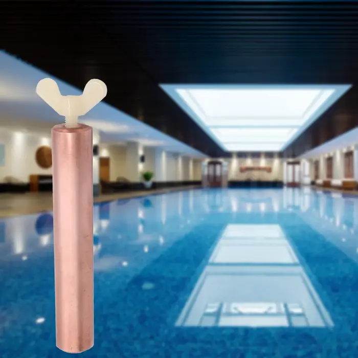Anode en cuivre solaire pour ioniseur de piscine