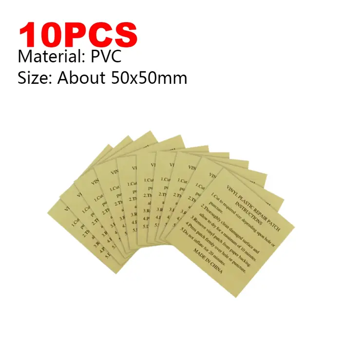 Patch de réparation PVC pour piscine, 10/20/40/80 pièces, kit d'anneau de natation, accessoires pour