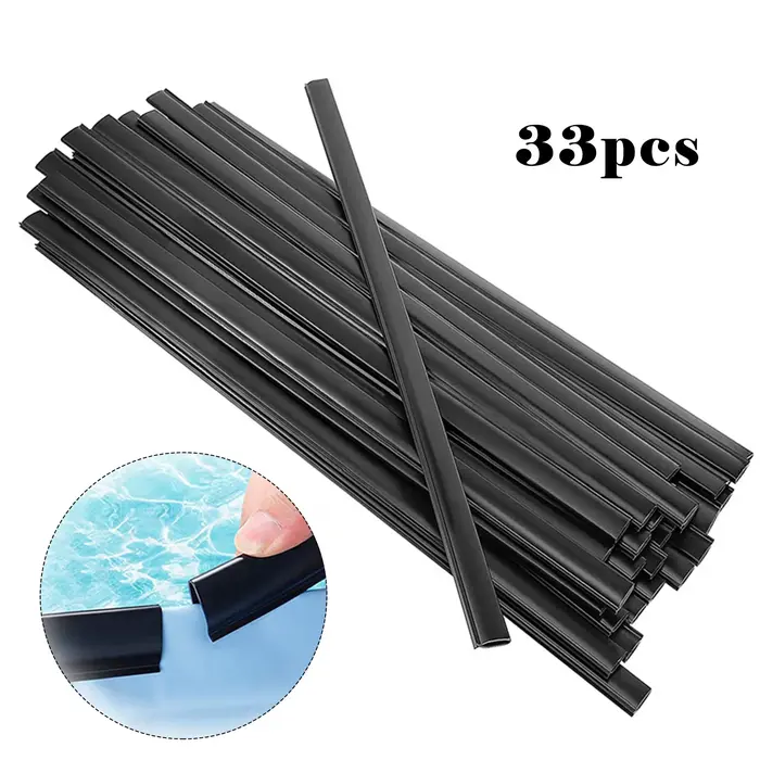Liner de piscine ovale/circulaire en plastique, compatible avec les piscines ovales/circulaires, pou