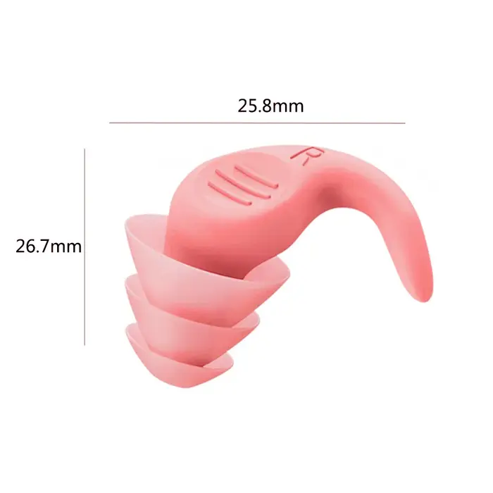Bouchons d'oreille en silicone pour la natation