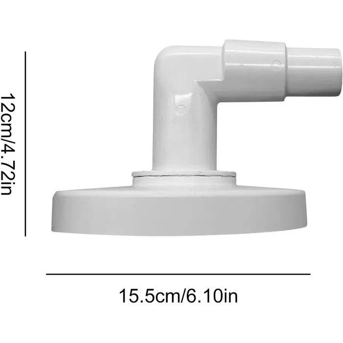 Plaque d'aspiration pour skimmer avec coude en PVC à 90 degrés pour nettoyeur de piscine Polaris 280 380 180 : Compatibilité et fonctionnalité