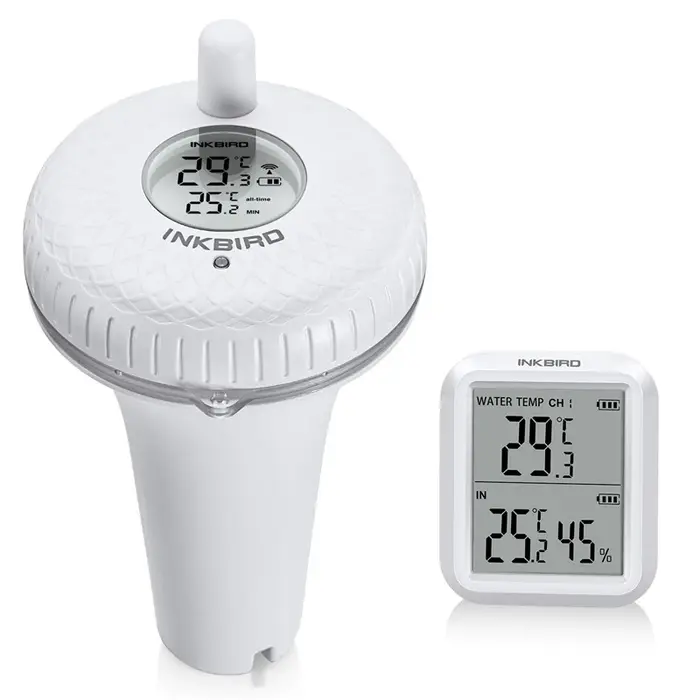 INKBIRD 3 Types de thermomètre de piscine numérique sans fil thermomètres flottants extérieurs pour 