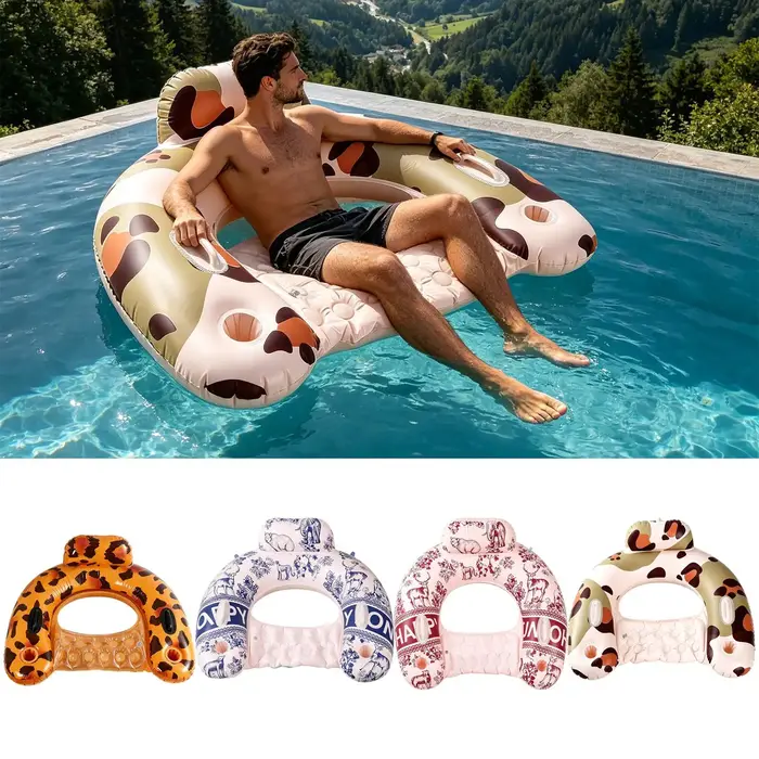 Chaise de piscine gonflable pour adulte