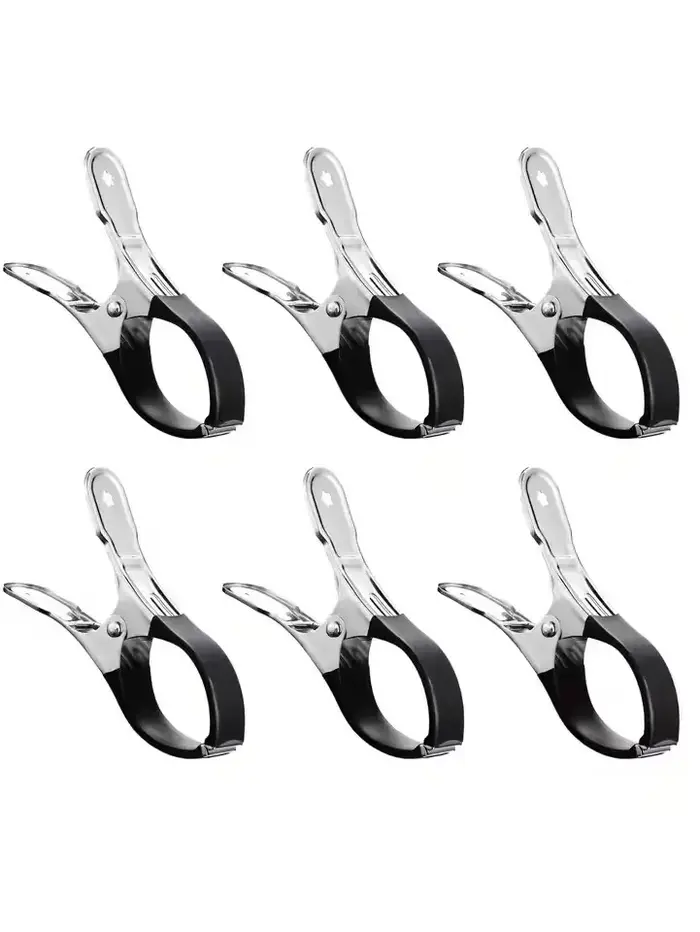 Clips durables pour couverture de piscine en acier inoxydable, avec poignées en plastique, Clips à r