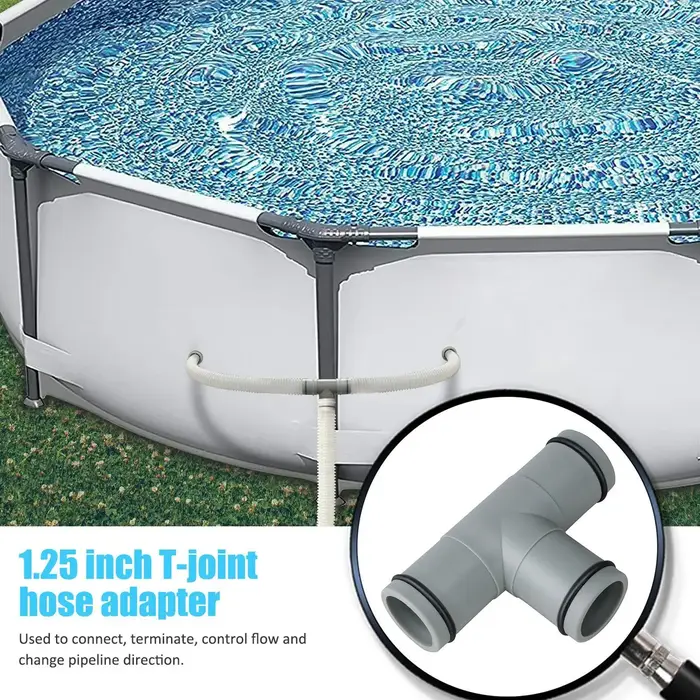 Connecteur de tuyau de piscine en forme de T de 32mm