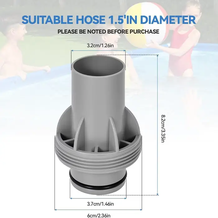 Raccord de tuyau de piscine