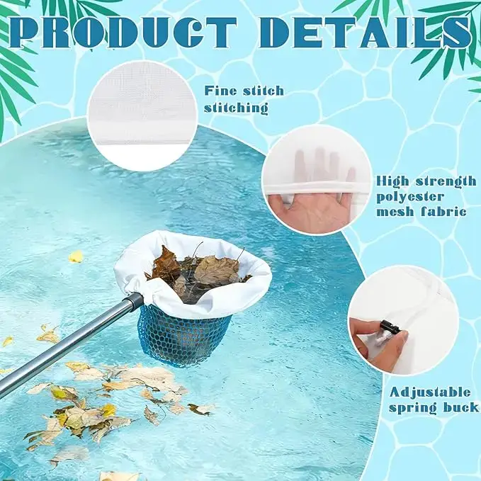 Sac filtrant de piscine réglable 26x22 pouces