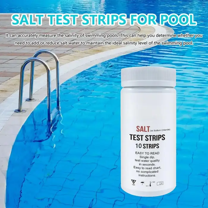 Bandes de test de sel pour piscine