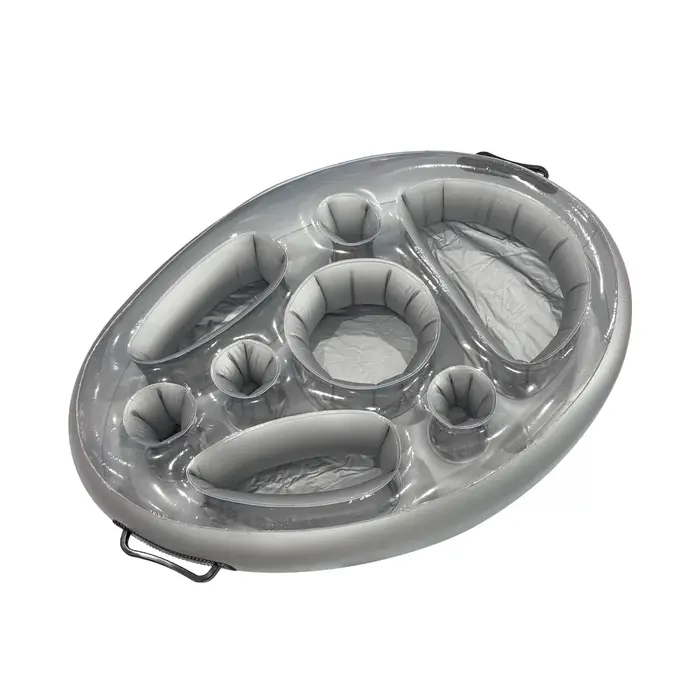 Plateau flottant gonflable en PVC pour boissons