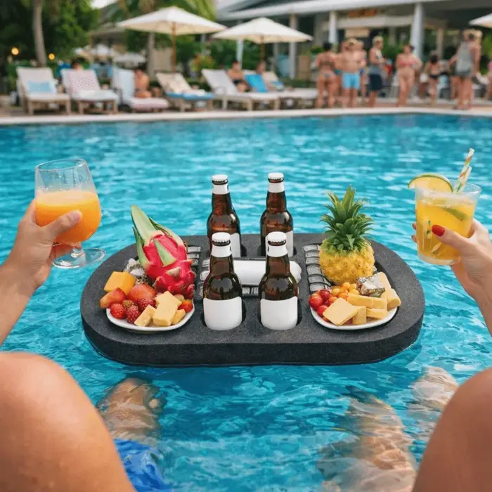 Support de tasse multifonctionnel pour piscine
