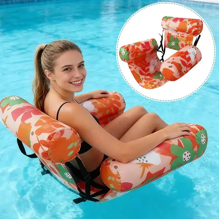 Fauteuil hamac gonflable flottant pour piscine