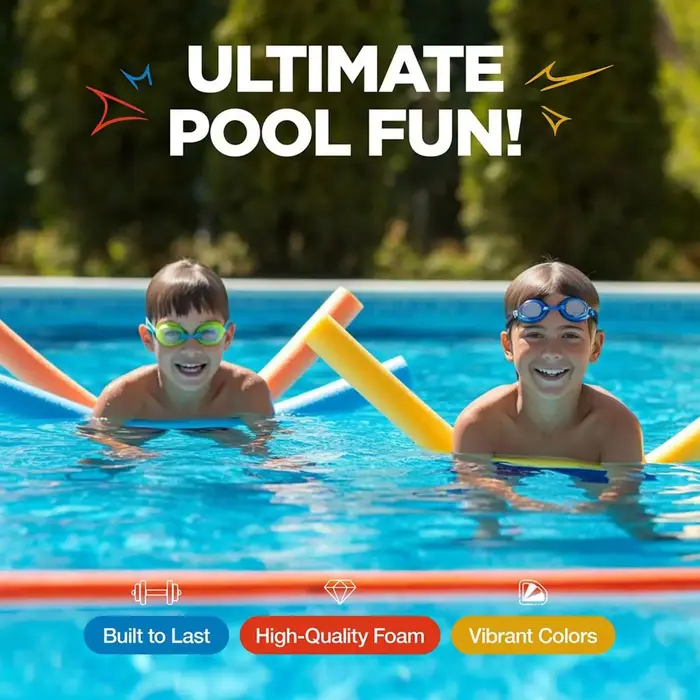 Bâtonnets flottants en mousse pour piscine