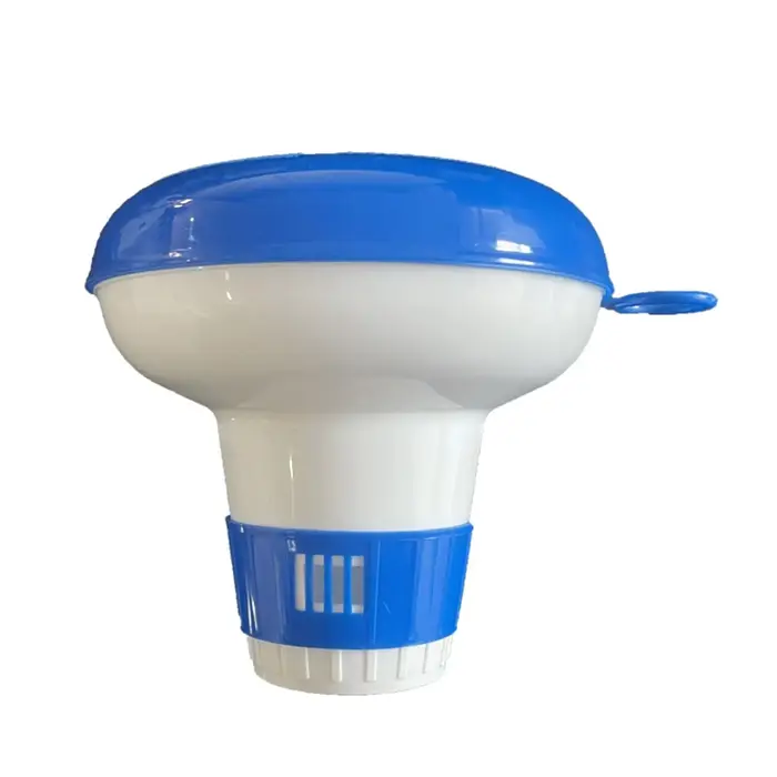 Flotteur de piscine pour pastilles de chlore, support de chlore réglable de 5 pouces pour piscine, a