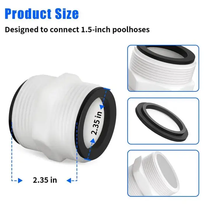 Adaptateur de Tuyau de Piscine Étanche